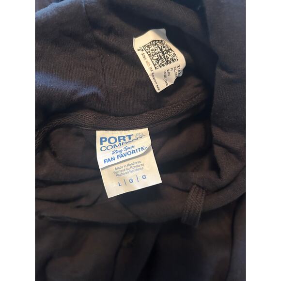 NWT Port & Company Women's Black Hoodie LaCrosse Mom Graphic Size Large - Picture 4 of 5